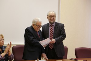 Поздравление академика М.П. Рощеского с Днем рождения